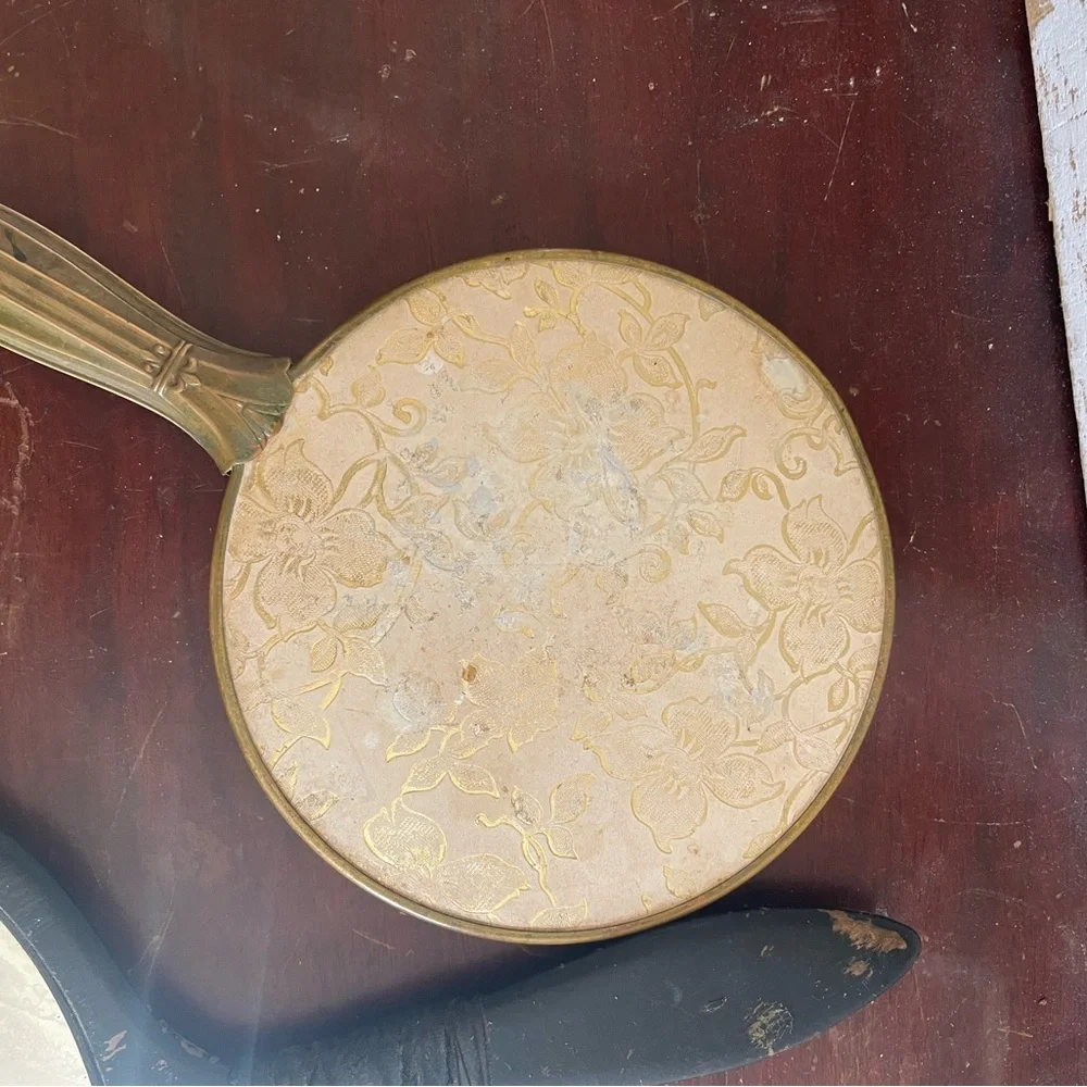 Vintage His and Her Handheld Mirrors Set